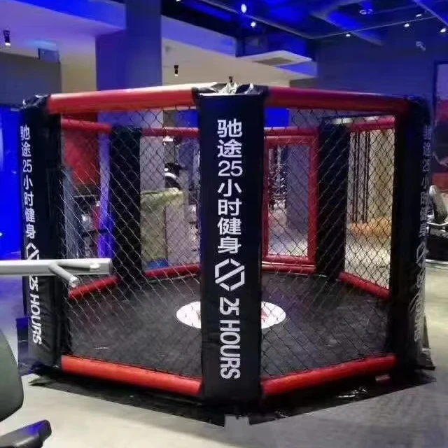 

Октагон-клетка OEM для ММА и единоборств 5м*5м со стальным каркасом для профессиональных боксерских боев