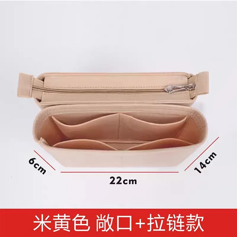 Fits For Neo noe Felt Insert Bags Organizer Makeup Handbag Organize Travel Inner Purse Portable Cosmetic base shaper for neonoe