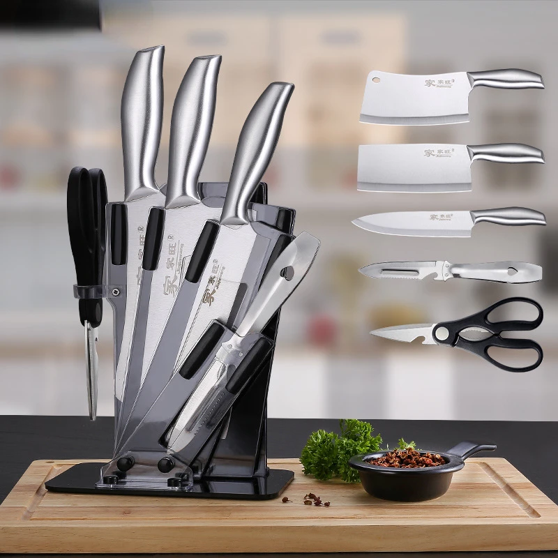 

Knife set kitchen stainless steel gift set Knives 6 pieces set Kitchen knife set home spot delivery