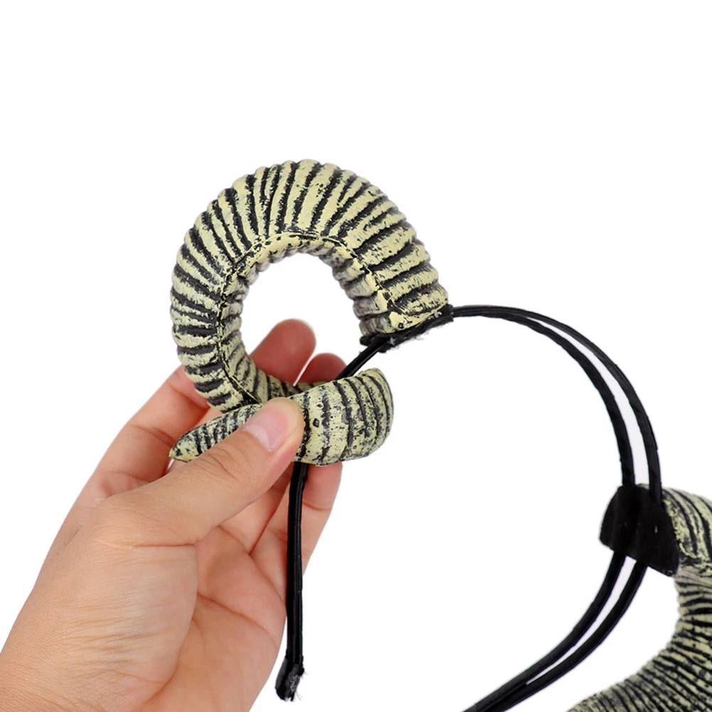 Diadema con garra de Halloween, accesorios góticos para el cabello, diademas para hombre Croissant