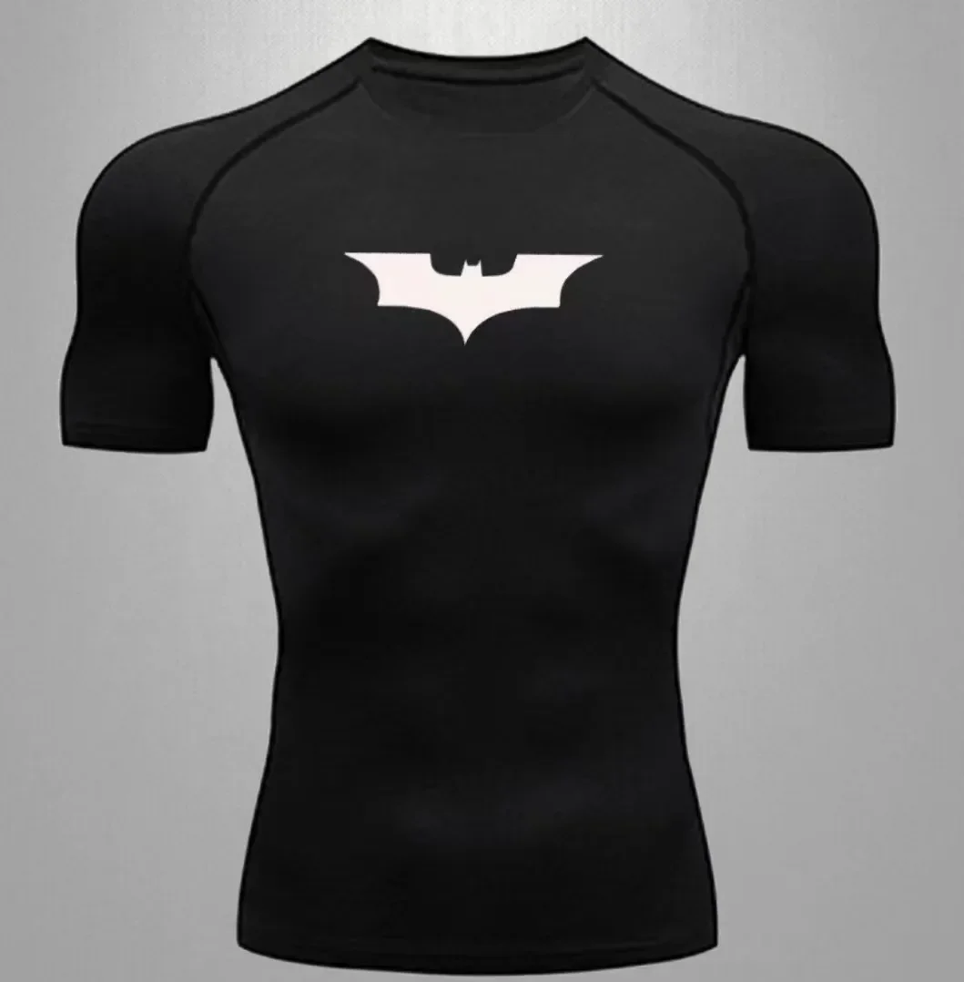 New Compression Shirt Men Fitness Gym Super Hero Sport Running T-Shirt Rashgard Tops Tee Quick Dry Short Sleeve T-Shirt For Men