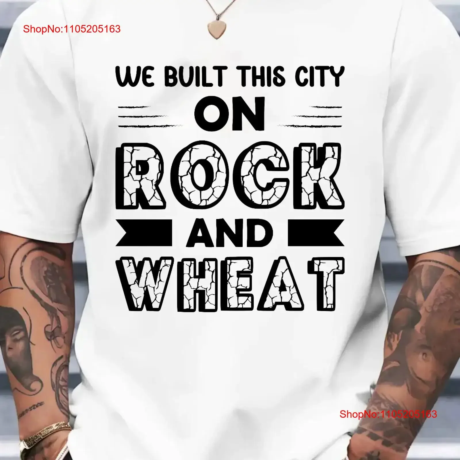 We Built This City On Rock And Wheat T Shirt Funny board game Gamer tee vintage Washed streetwear Soft fashion