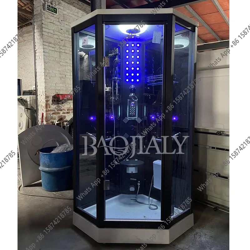 Integral shower room integrated bath room bath sauna bath bathroom steam room door household
