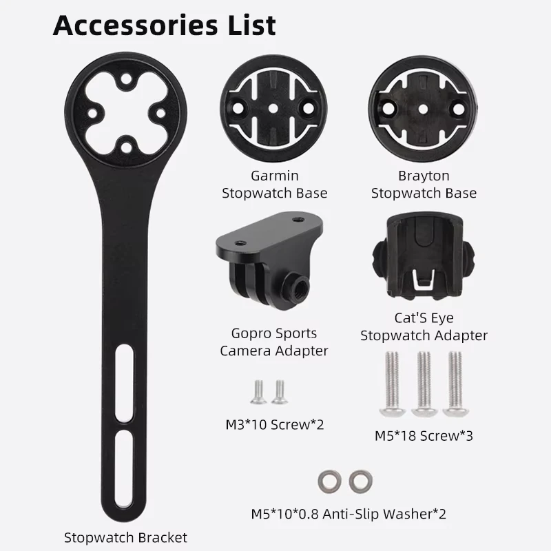 GUB 653 Bicycle Computer Mount Integrated Handlebar Extend /Stem Adjustable Bracket For Wahoo/Bryton/XOSS/Garmin Speedometer