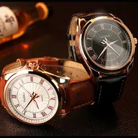 YAZOLE Top Brand Quartz Watches for Men Luxury Round Metal Dial Men's Wrist Watches Casual Business Male Clock Gift Reloj Hombre