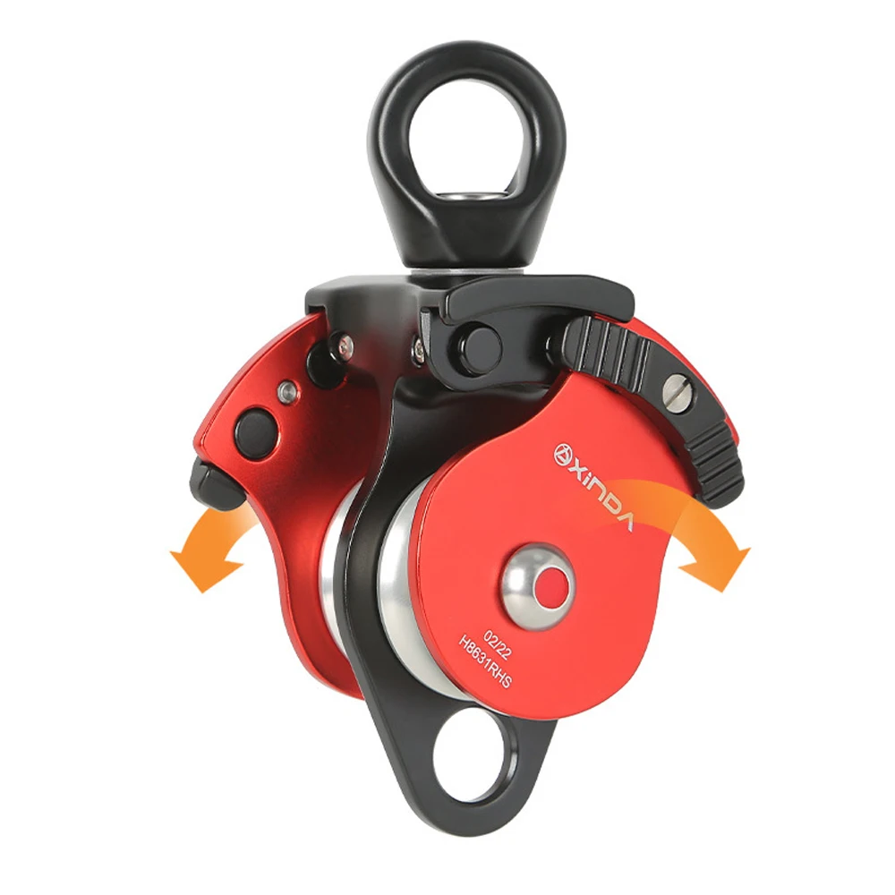 

Universal Double Pulley, Rotating Ring, Rope Prevention Knot, Side Plate Pulley, Mountain Climbing, P479