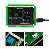 2.8'' Multifunctional Digital Car PM2.5 Air Quality Detector Monitor  Home Air Monitor PM2.5 Meter PM2.5 Tester PM2.5 Monitor