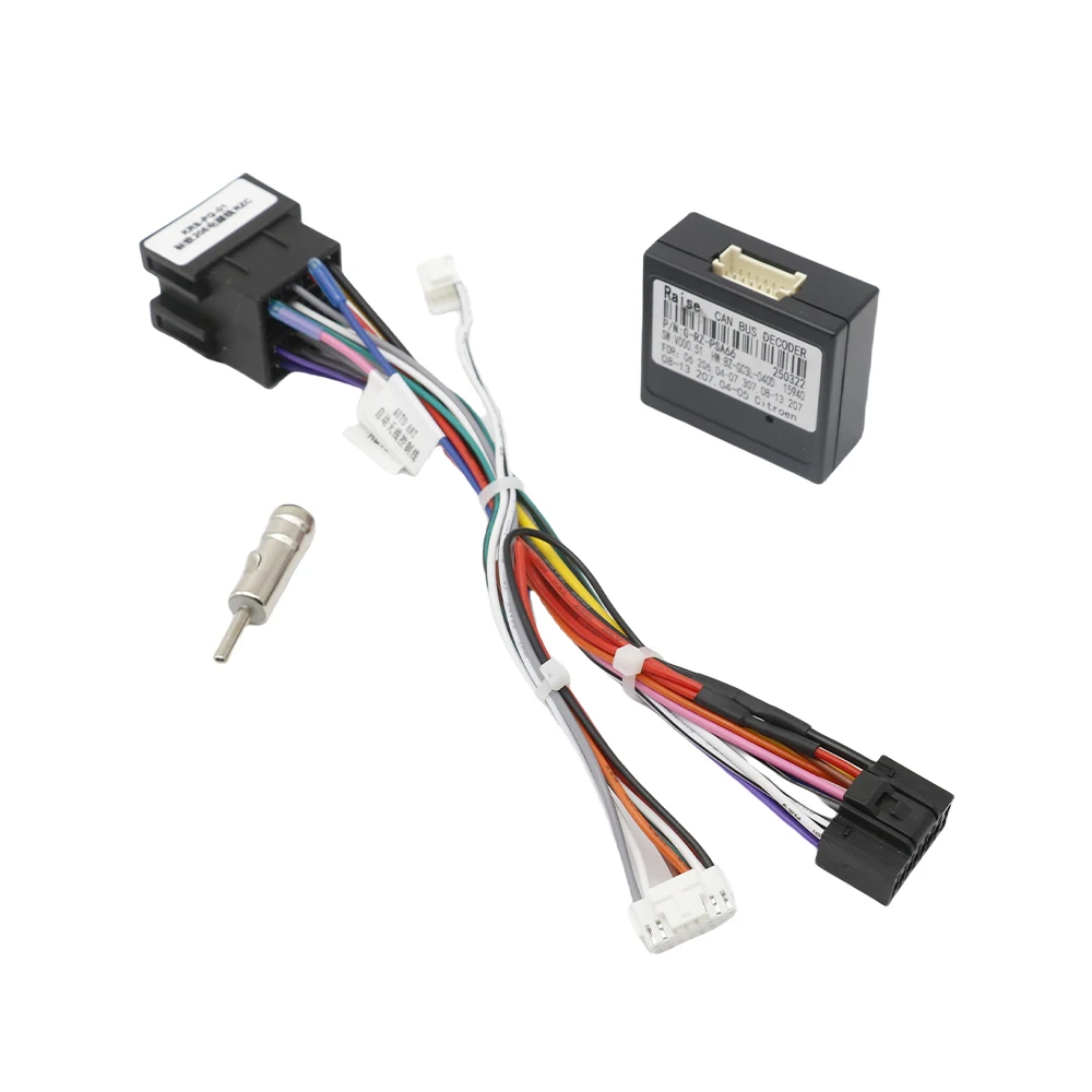 Peugeot 206 307 için Radyo Kablo Demeti Adaptörü CAN Bus Dekoder