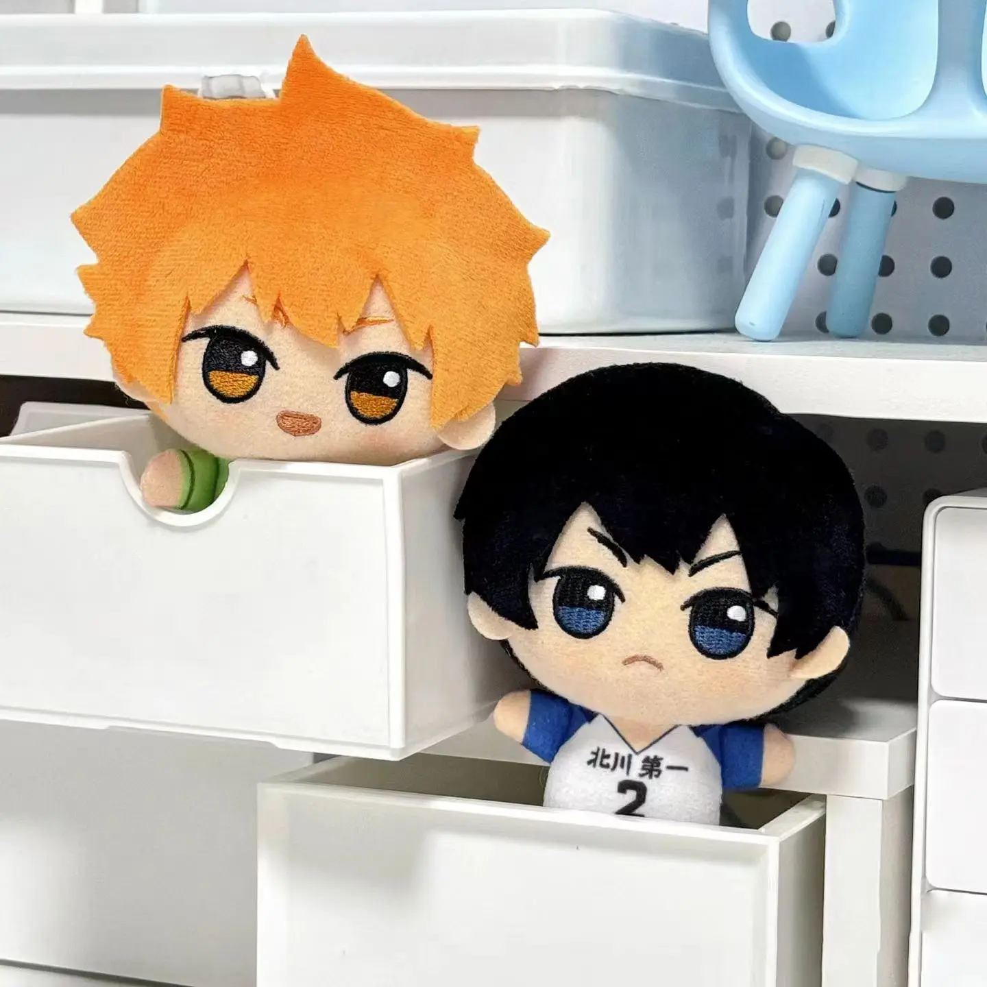 Porte-clés en peluche à serrure bleue de 10cm, pendentif Nagi Seishiro Chigiri Hyoma Gagamaru Gin, figurine d'action, sac souple, cadeaux