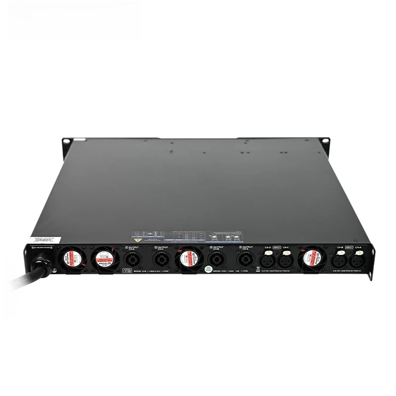 DSP D4-3500 High Quality Digital Class d Technical Amplifier 4 Channel Plate Digital Power Amplifier Dsp Subwoofer 3500w
