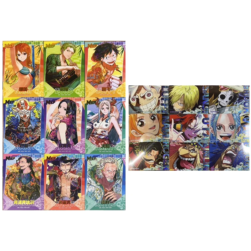 

Japanese Anime One Piece Roronoa Zoro Silvers Rayleigh Monkey D. Luffy Collectible Cards Christmas Birthday Gifts Children's Toy