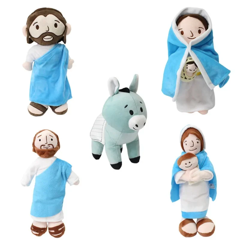 

Stuffed Animals Plush Toy Soft Stuffed Plushie Doll Christian Toys Christ Religious Decoration Kids Festival Gift for Friend