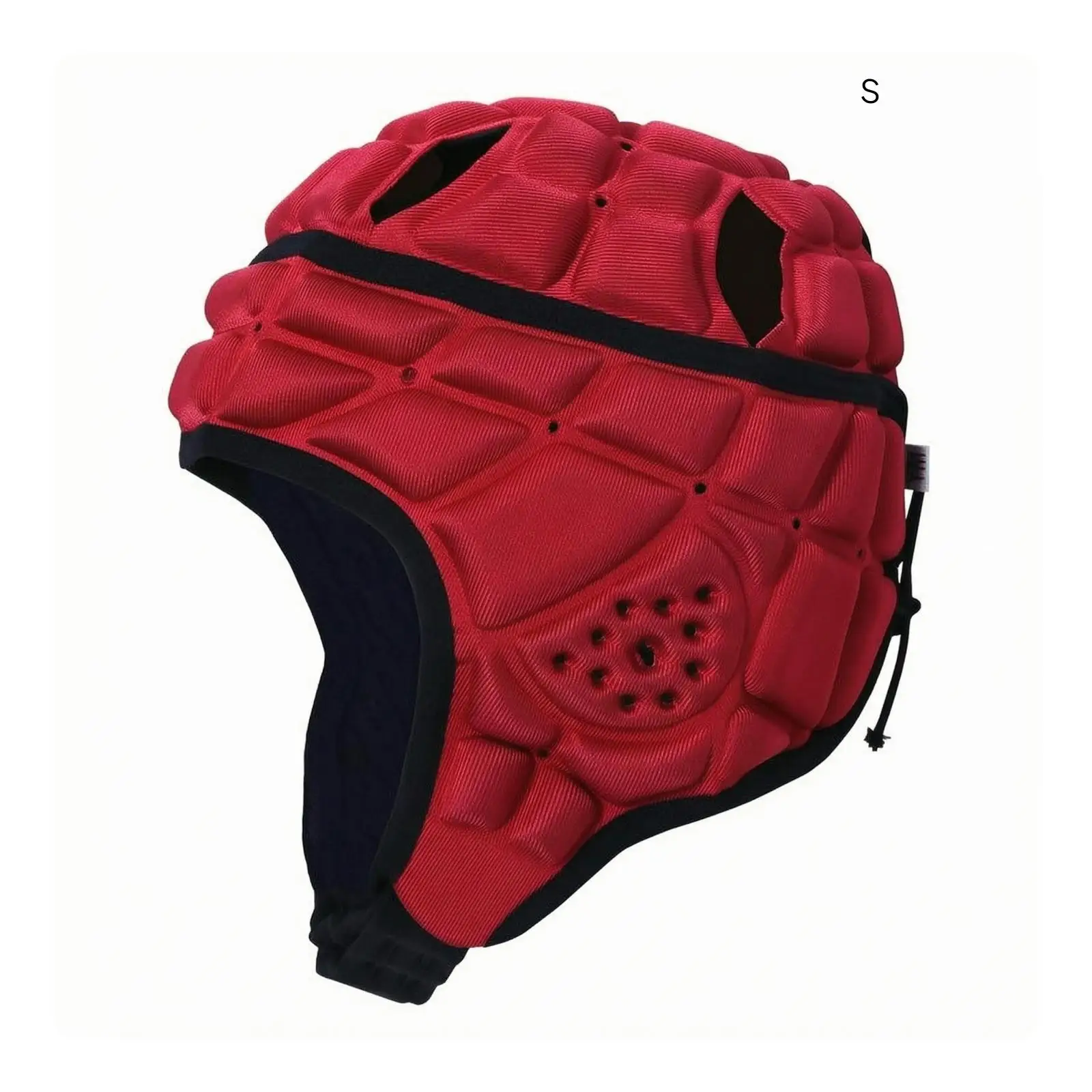 Children Sports Headgear Cushioned Foam Helmet Moisture Wicking Safety Helmet for Soccer Rugby Roller Skating Skiing Training
