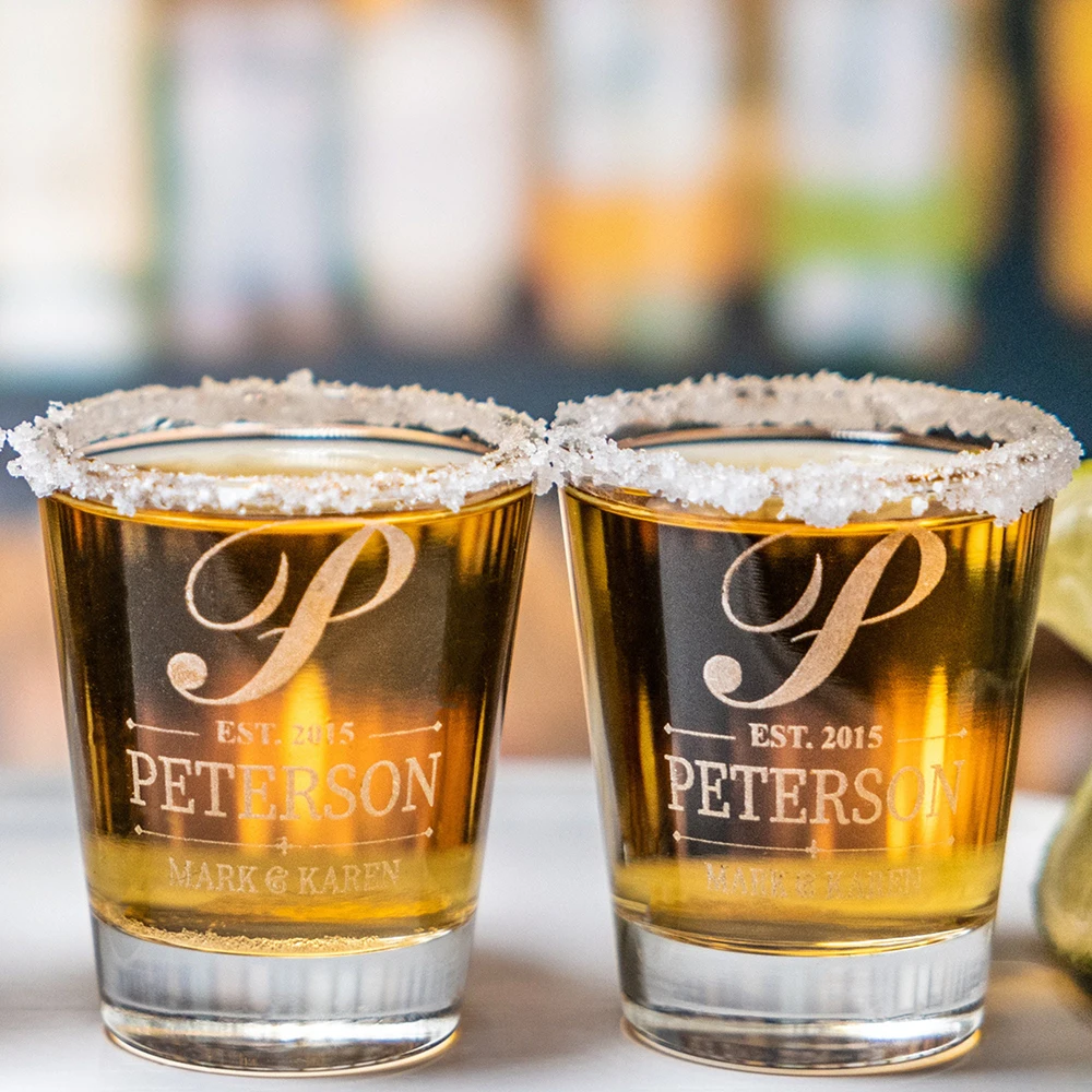 Vasos de chupito personalizados para fiesta de boda, grabado láser, vasos de chupito de whisky personalizados, regalos de boda para padrino de boda, regalos para padrinos de boda