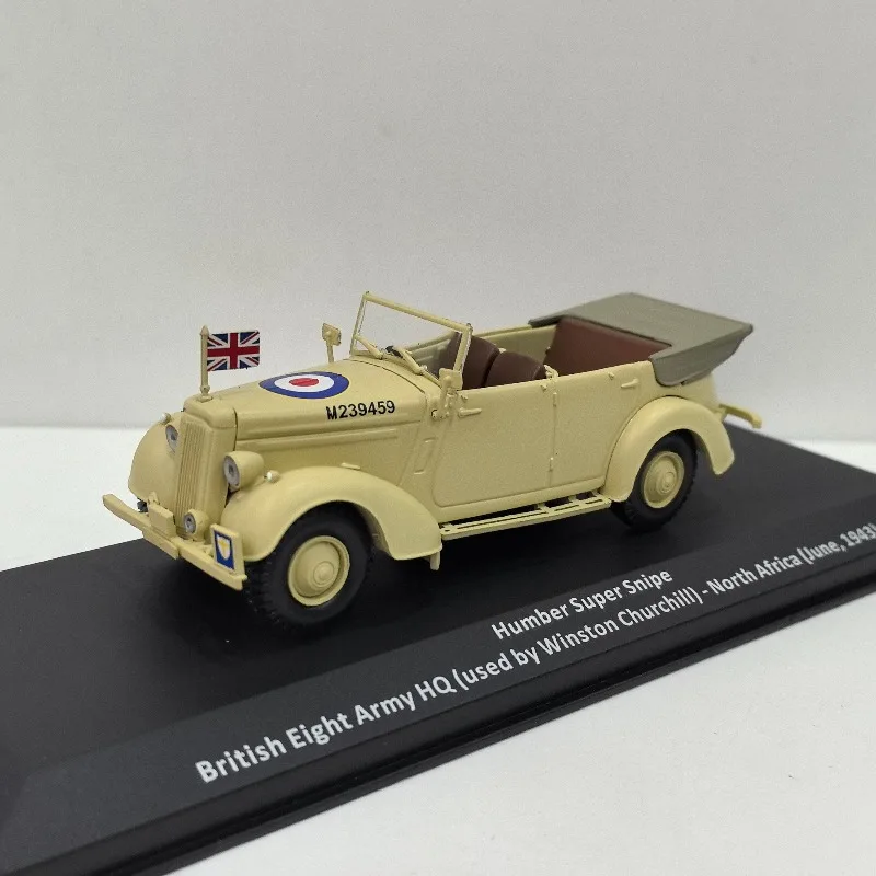 Modelo de Auto de Aleación a Escala 1:43 de la Serie HUMBER SUPER SNIPE 1943 de la DEA