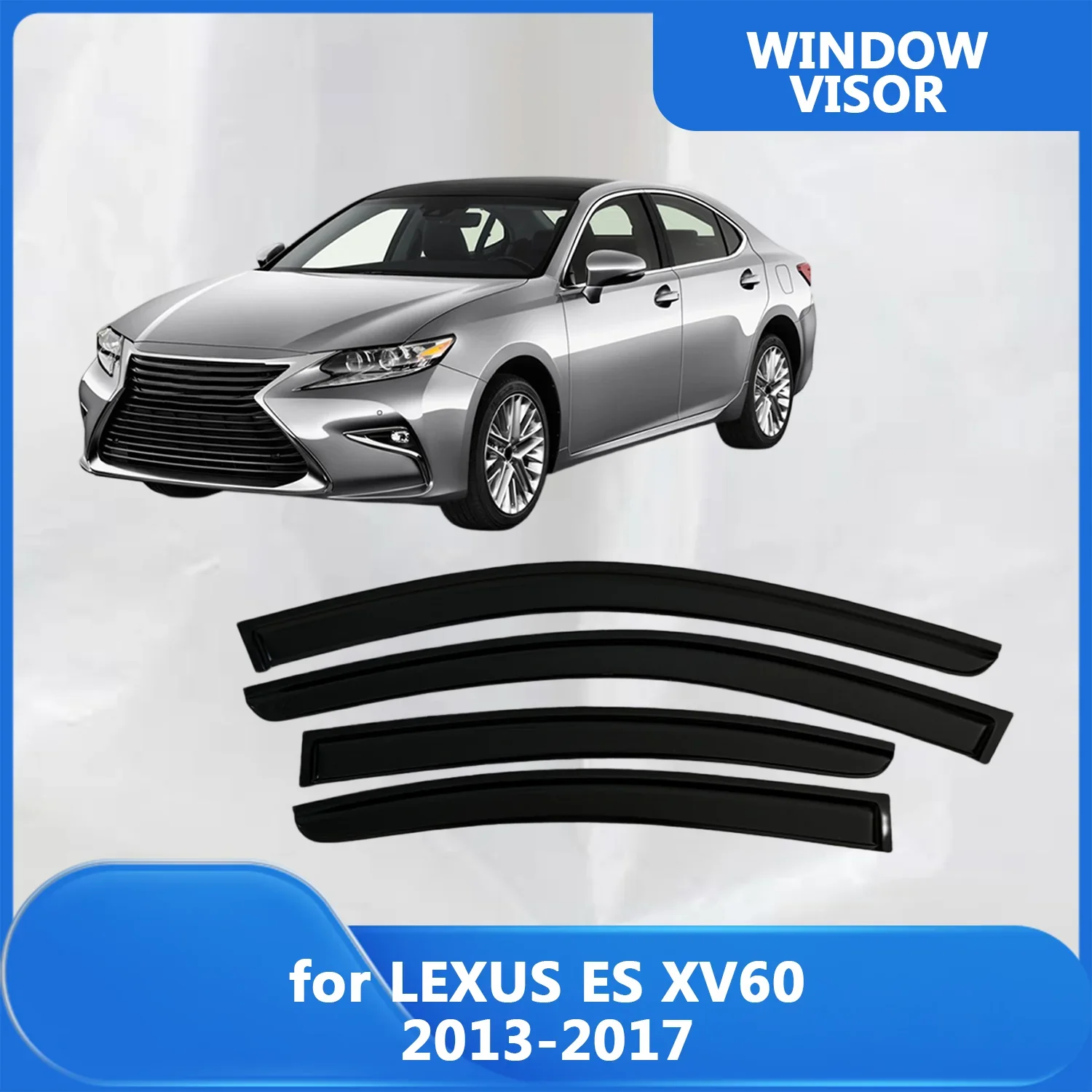 

Window Visor for LEXUS ES XV60 2013 2014 2015 2016 2017 Wind Deflectors Rain Guards Door Visor Vent