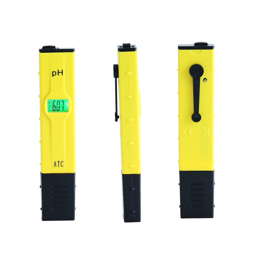 Précision PH-2011 avec strategTest de compensation de température PH mètre avec affichage Shoous PH mètre stylo de test