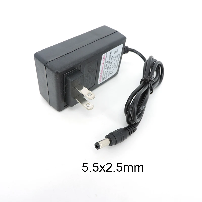 AC DC 8.4V 1A 2A 1000ma Adapter Power Supply wall Charger 5.5x2.5mm plug for Drill Driver Screwdriver 18650 Lithium Battery W28