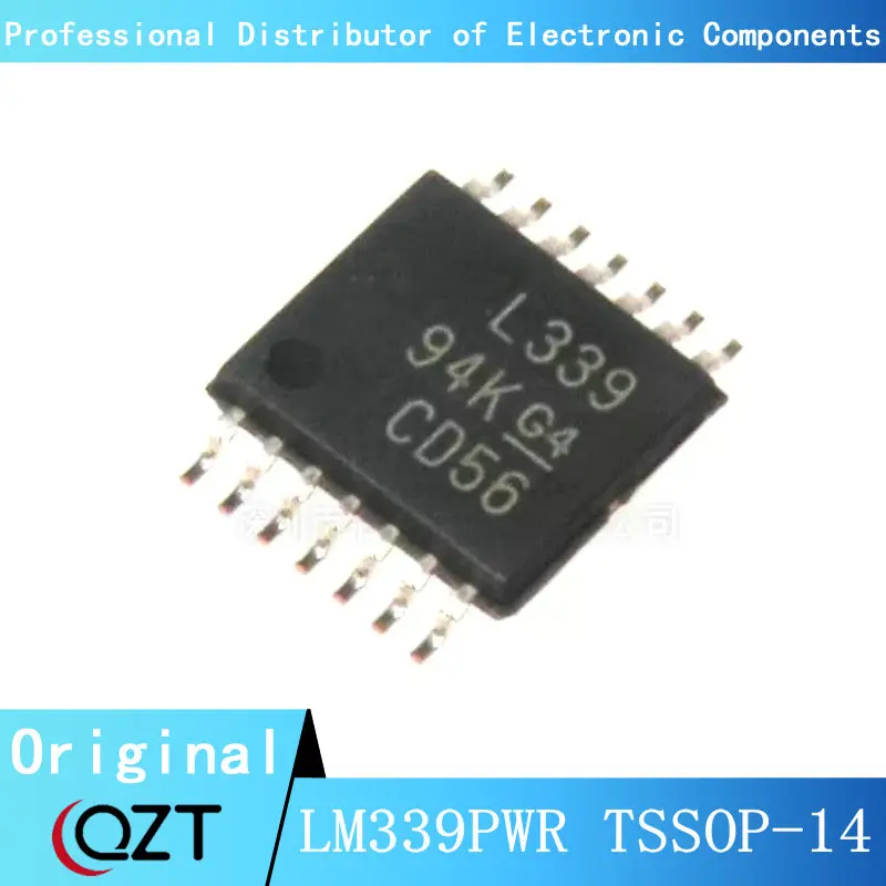 10 pz/lotto LM339PWR TSSOP LM339 LM339P LM339PW L339 chip TSSOP-14 nuovo spot