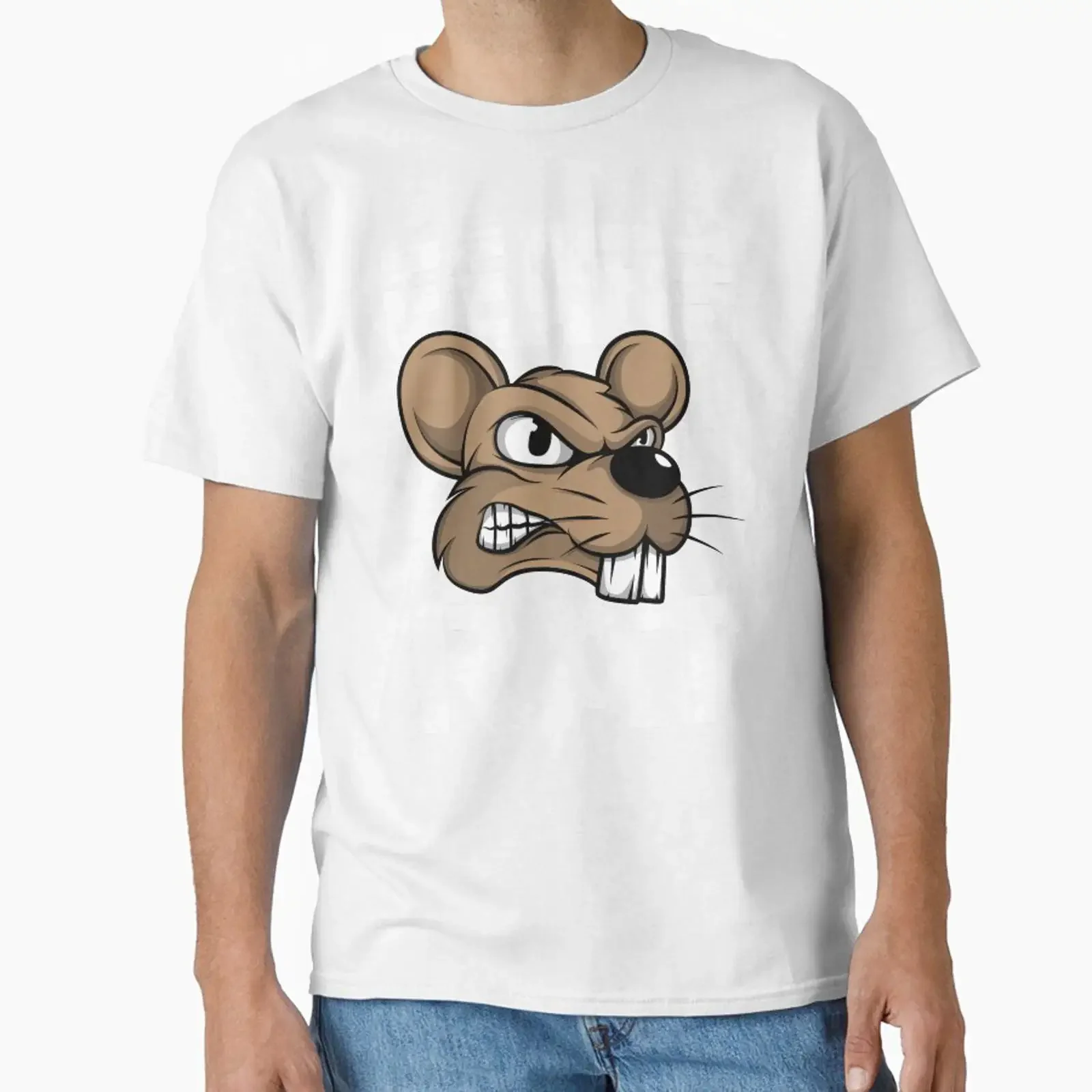 Mouse mice mousei rat pet animal gift idea designed and sold by Mark Sukra vintage Washed streetwear Versatile Soft Stretched