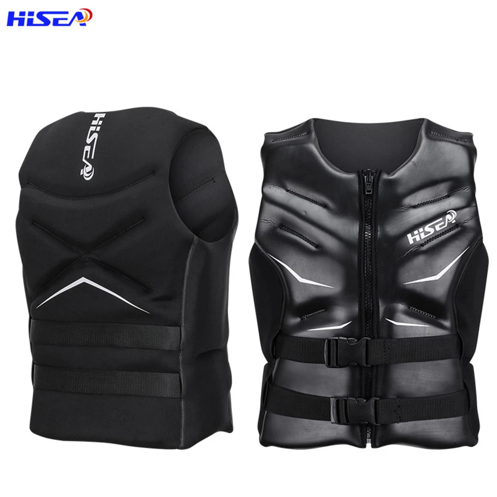 Neoprene Life Vest for Adults, Buoyancy Life Jacket, Water Sports, Swimming, Rafting, Sailing, Motorboat, Surfing, High Quality