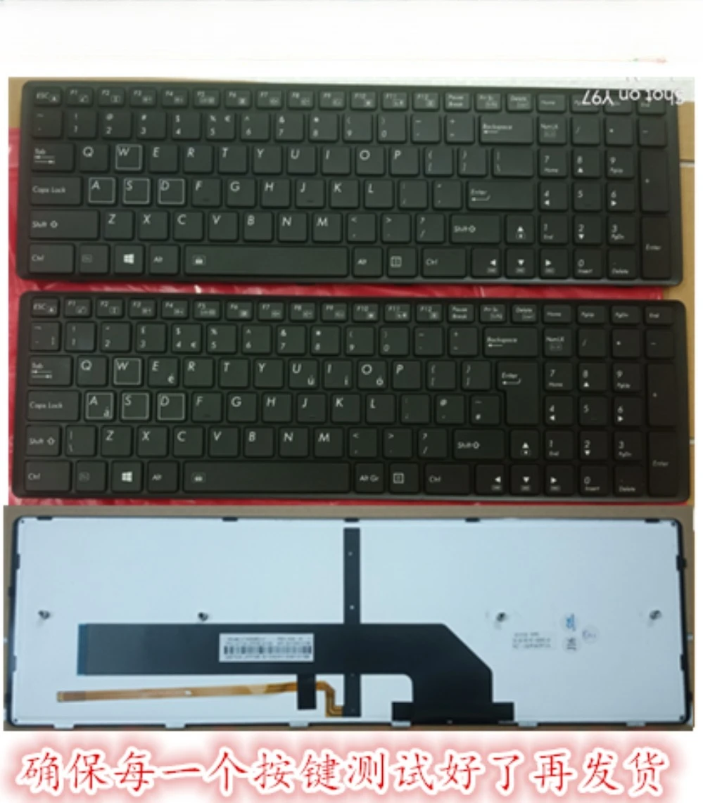 Laptop Backlight Keyboard For GIGABYTE P57X P57K P57W V6 V7 P35W P37W Replacement Keyboards