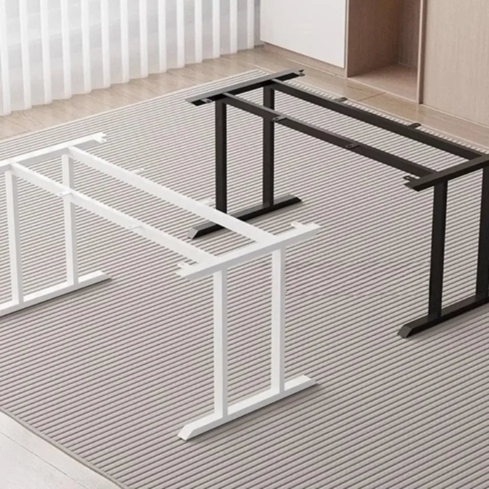 Simple foot rock slab desktop support computer desk table frame