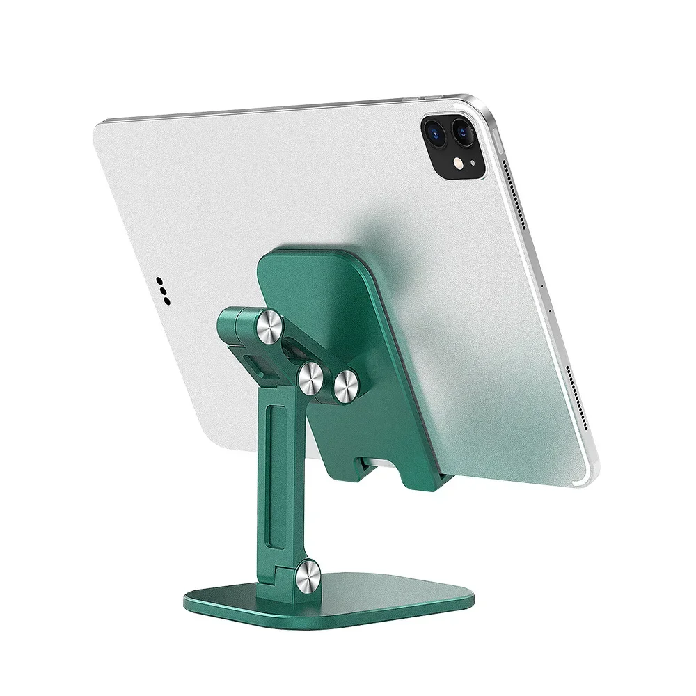 ABS Three Sections Foldable Desk Mobile Phone Holder For iPhone iPad Tablet Flexible Table Desktop Adjustable Cell Smart