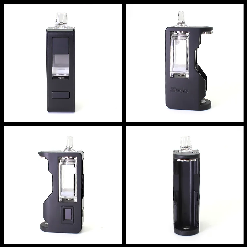 Sxk Ceto AIO Boro MOD ตัวเครื่องอะลูมิเนียม5-80W ปรับพลังงานได้พร้อมจอแสดงผลขนาด0.42นิ้วแบตเตอรี่18650เดียวที่ใช้งานได้