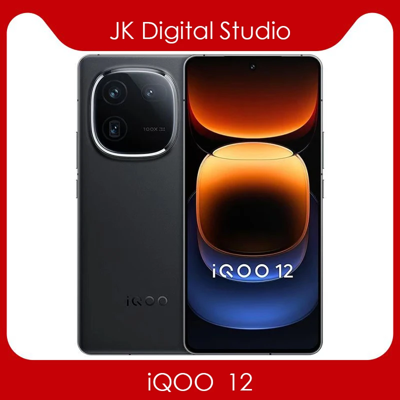 جديد وأصلي VIVO IQOO 12 5G هاتف محمول 6.78 بوصة AMOLED Snapdragon8 Gen3 5000MAh 120 واط فلاش تهمة 50MP كاميرا أندرويد 14 NFC