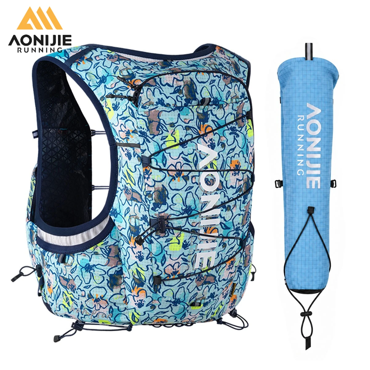 AONIJIE C9119 10L Professional Trail Running Vest Backpack Lightweight Hydration Pack Marathon Outdoor Hiking Water Bag Rucksack