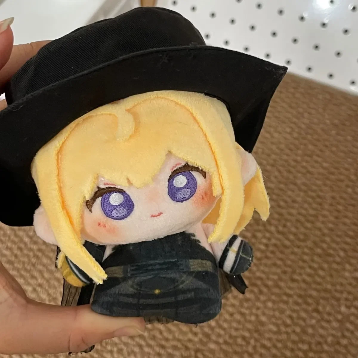 Stuffed 10cm Game Arknights Misumi Uika Cute Printed Body Cotton Doll Plush Toy COS Birthday Gift or Backpack Ornament Keychain