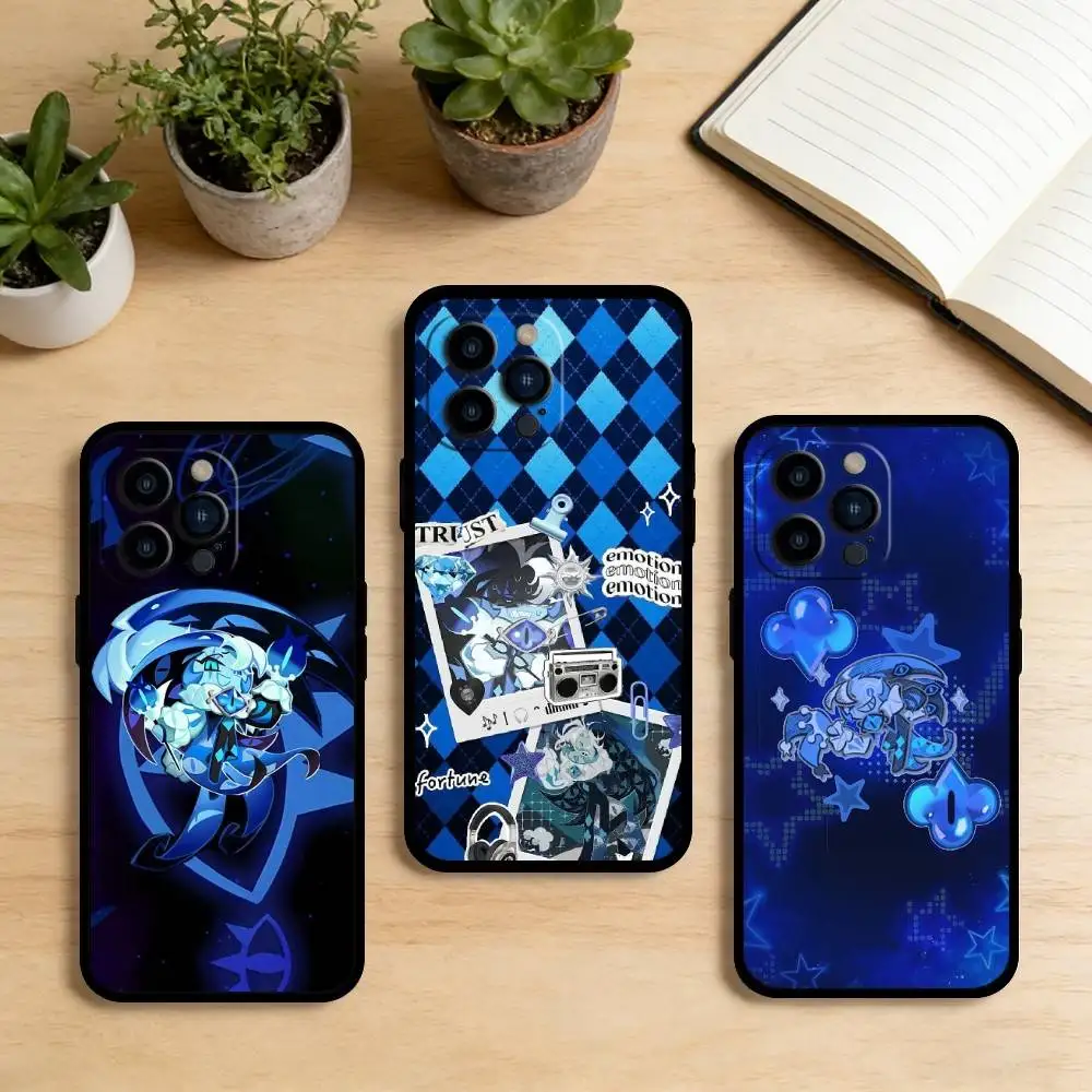 

AAA Shadow Milk C-Cookie R-Run Phone Case For iPhone 17,16,15,14,13,12,11 Plus,Pro Max,XS,Soft Silicone Black Cover