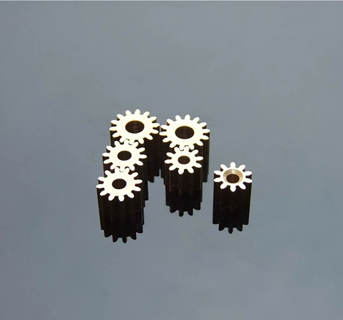 Modulus 0.3/0.4/0.5 Copper Gear Metal Gear Main Shaft Gear DIY Model Motor Small Parts 71A/71B/81A/82A/81A-165A