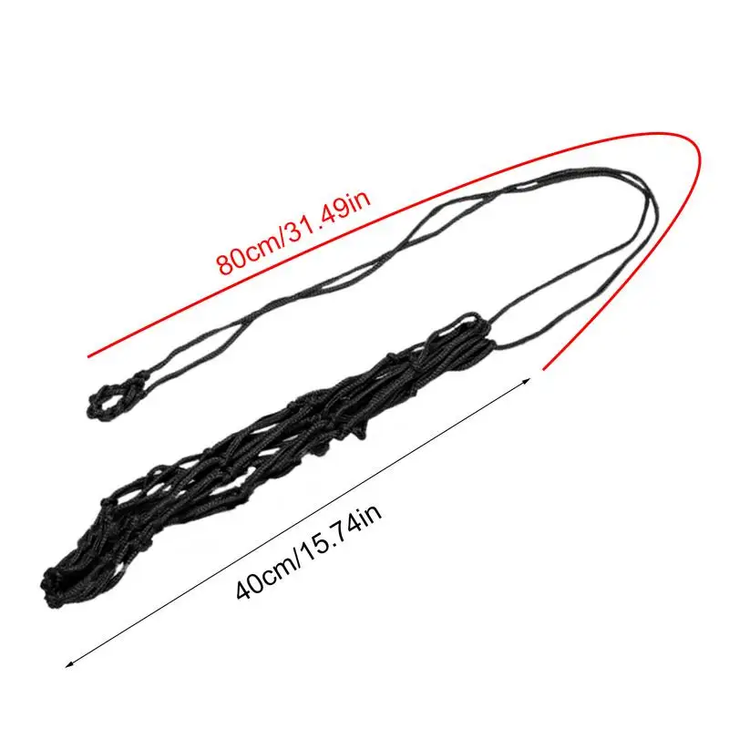 Youth Football Self Trainer Kick Net Pocket Professional Outdoor Sport Nylon Net basket Bag Solid Mesh Soccer Ball Carry Bag