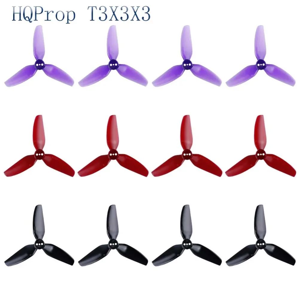 

20 шт. высокое качество HQ T3X3X3 3030 3 дюйма 3 лопасти/три лопасти пропеллер совместимый с Tachyon 1408S для FPV RC гоночный Дрон комплект рамы