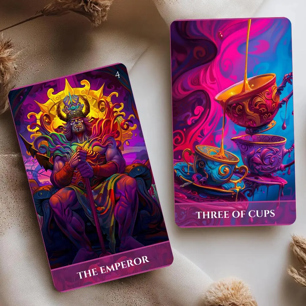 Picture 5: 78 Card Luminous Arcana Tarot Deck,  Perfect for Wisdom, Creativity, and Awakening Readers, Card Game for Insight