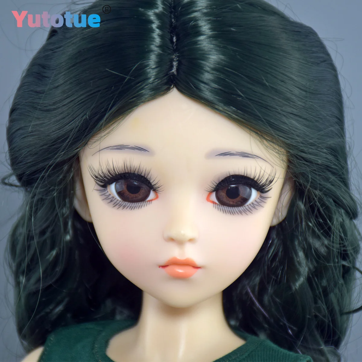 YUTOTUE 24 inch Height Girl Doll 18 Joints Body Doll Removable Outfits Wigs Lifelike BJD