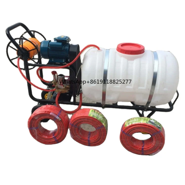 Mobile greenhouse vegetable insecticidal spraying machine orchard high pressure sprayer