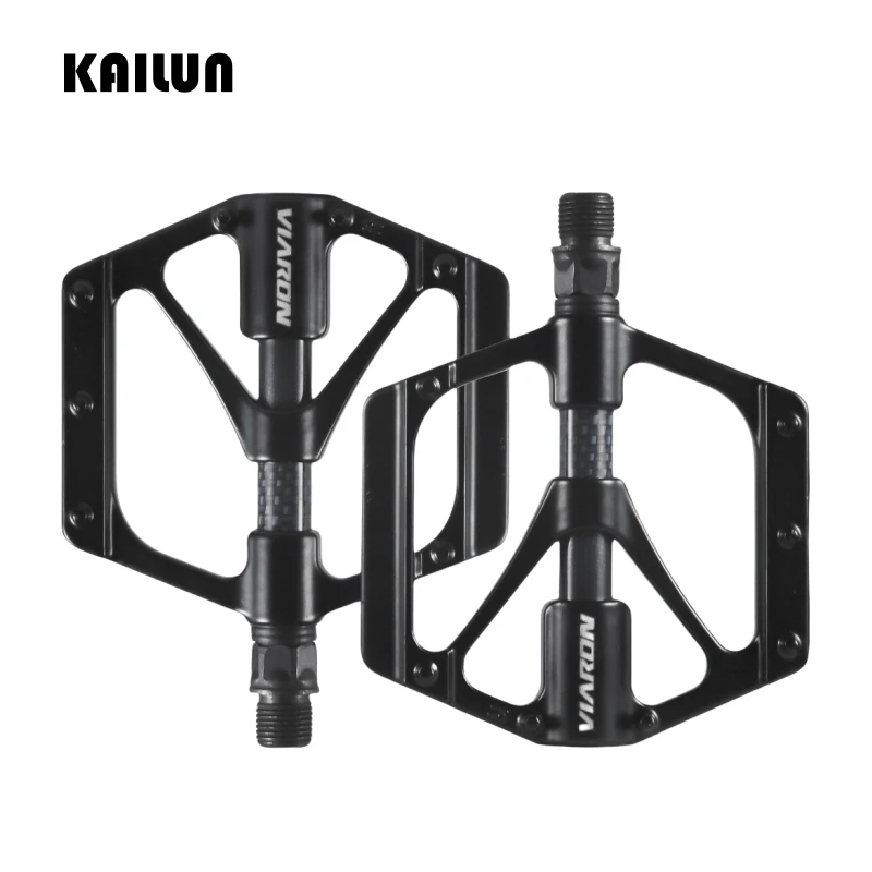 

Recommended Lightweight dual bearing road bike pedal wide surface, anti slip durable mountain bike aluminum alloy foot pedal