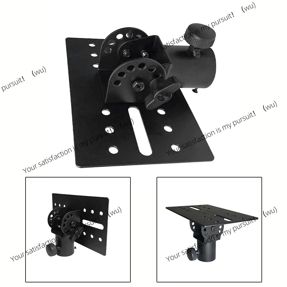 Rotatable 35mm Metal Mount Tripod Pole DJ Speaker Stand Adapter Top Cap Metal Mic Tripod Holder Mounting Base Tripod Pole Parts