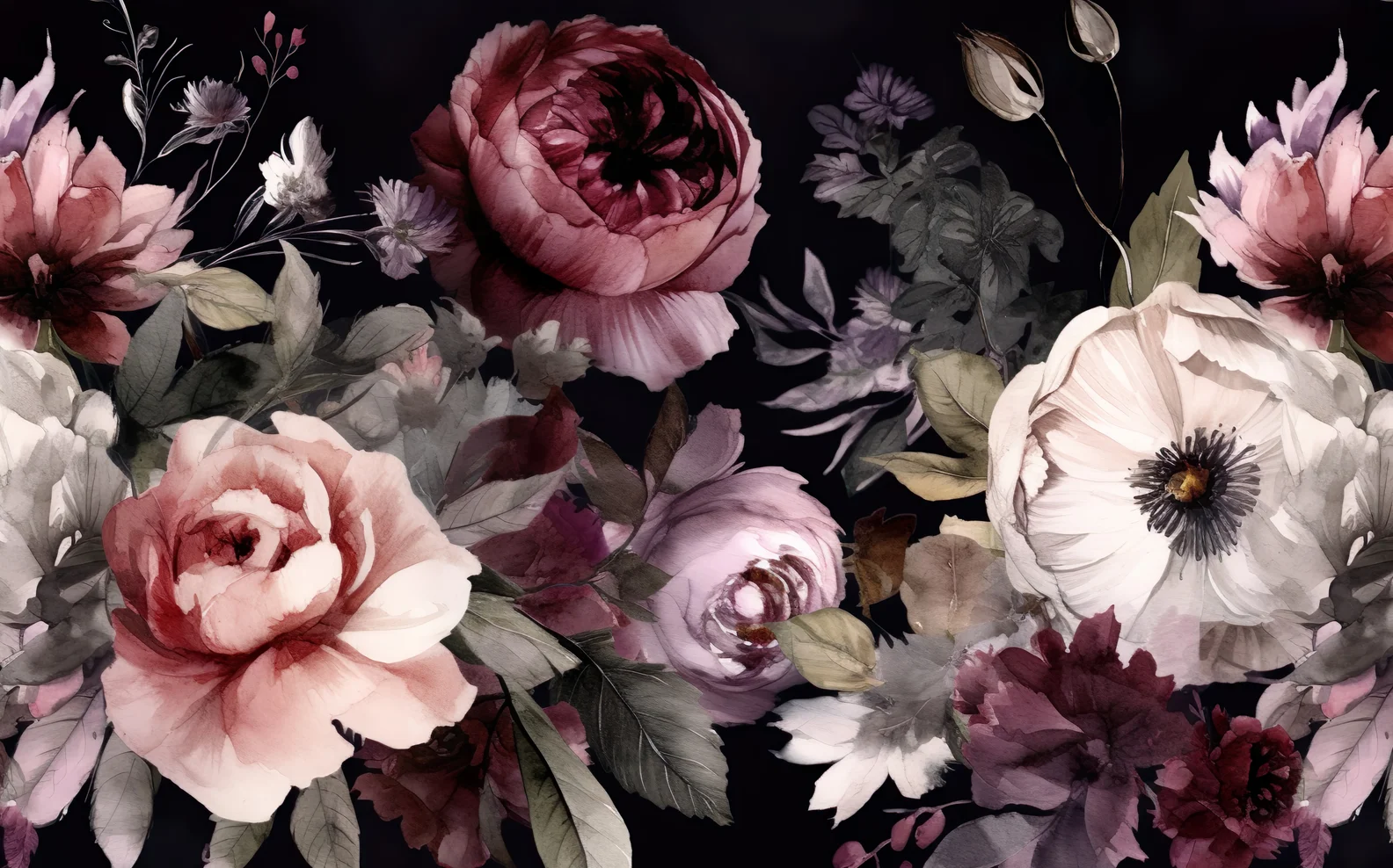 

Custom mural wallpaper 3d three-dimensional relief sculpture flower leaf TV background wall decoration wallpaper