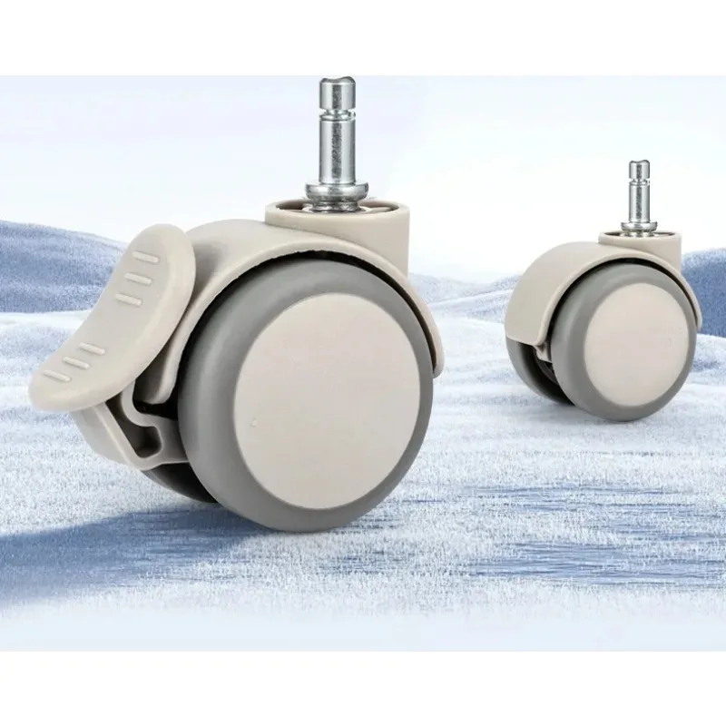 4 Pcs/Lot Baby Dining Chair Universal Wheel 7/8/9 mm Reed Diaper Table Caster Small Silent Load 120KG