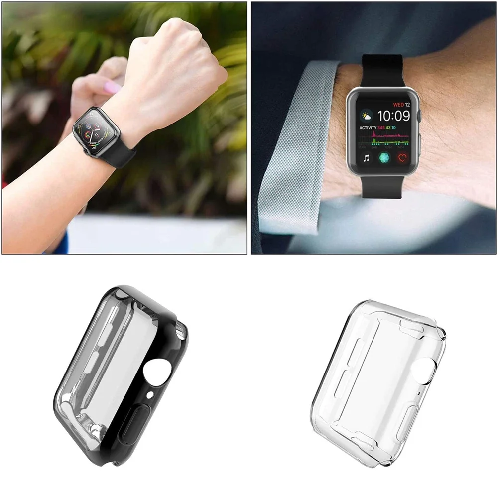 Displayschutzfolie für Apple Watch 46 mm 49 mm 41 mm 44 mm 40 mm 38 42 mm TPU-Stoßstangenabdeckung Zubehör iWatch-Serie Ultra 10 9 8 7 SE 6 – Detail 6