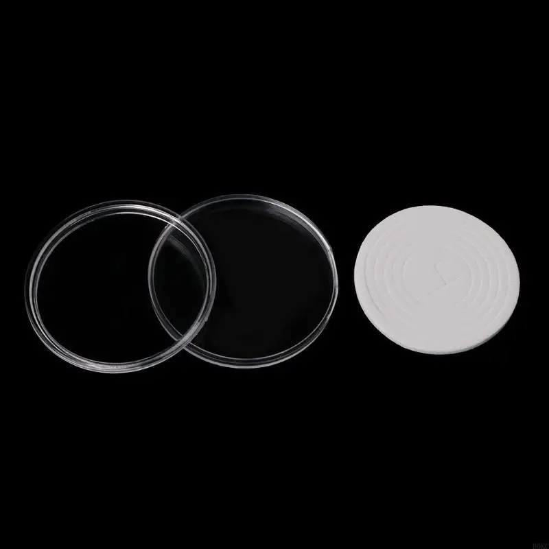 B0KC Acrylic Coin Storage Box Replacement Pad Pad Kakek Kumpulkan Hadiah