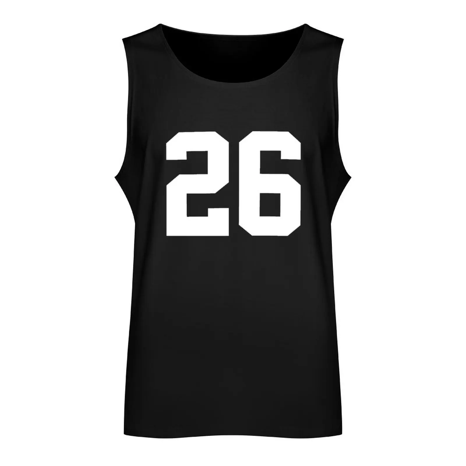 26. Number twenty on shirts and stuff. Tank Top Sports clothing men gym