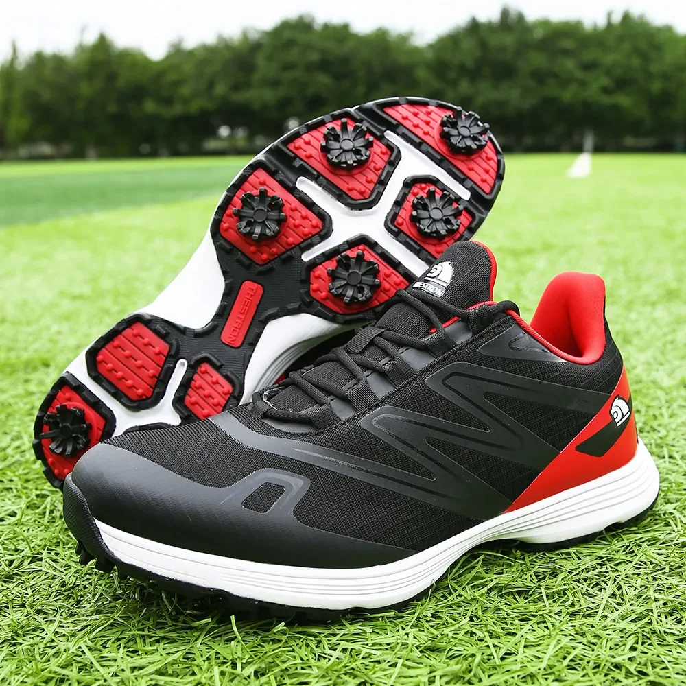 New Spikes Golf Shoes Men Luxury Golf Sneakers for Men Light Weight Golfers Footwears