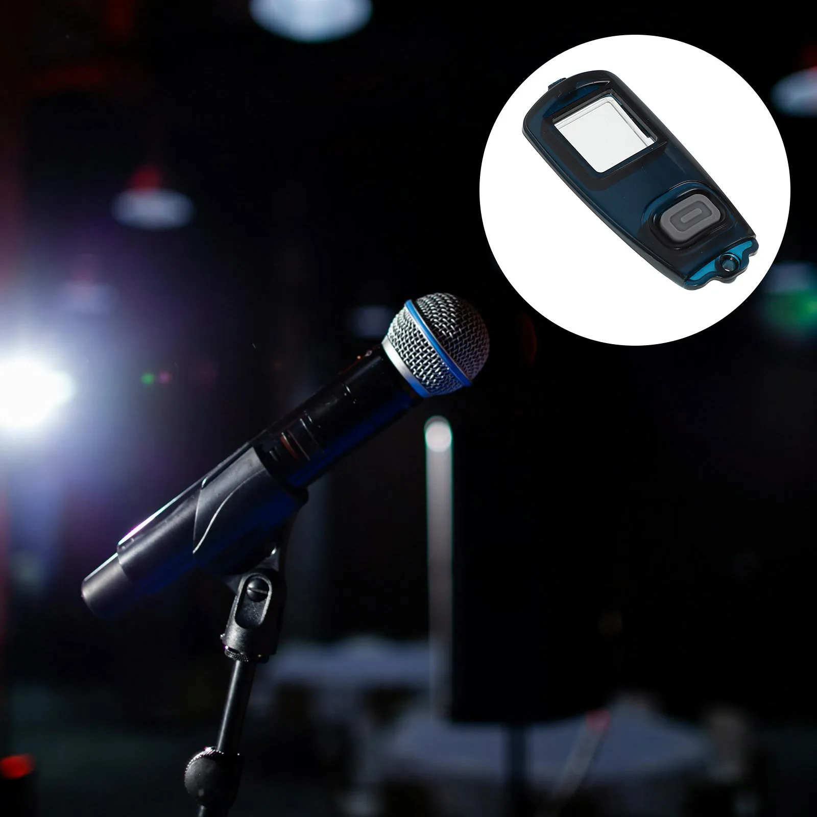 

2Pcs Wireless Microphone Switch Covers Durable Rubber Protector Handheld Mic Switch Plate Frame Mount Mic Control Covers