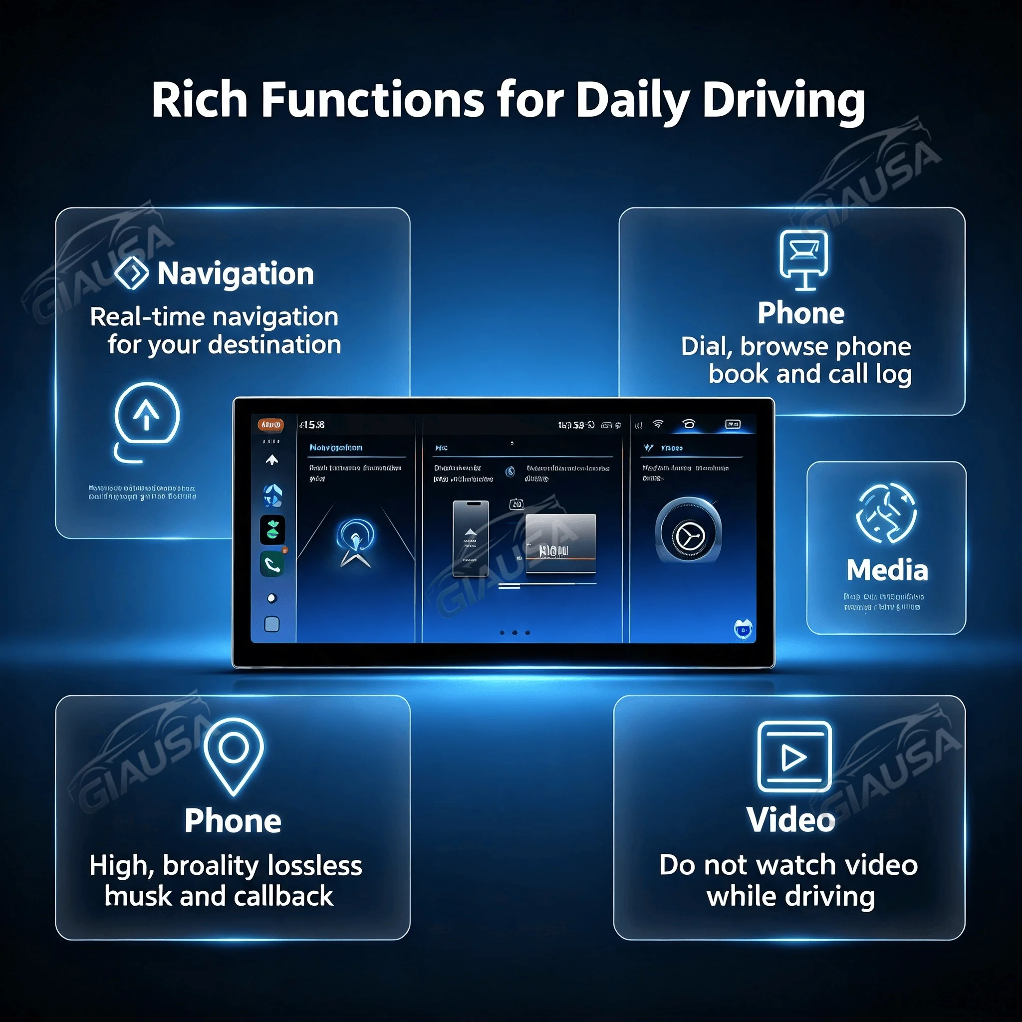 Suitable for 2013-2016 BMw 6 Series  AC Panel Linux System 15.8 inch Car Radio Navigation GPS Multimedia Stereo Player