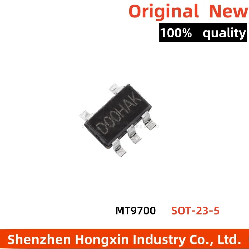 20PCS MT9700 SOT23-5 D00HA* Marking 80mΩ Adjustable Fsat Response Current Limited Power Distribution Switch IC